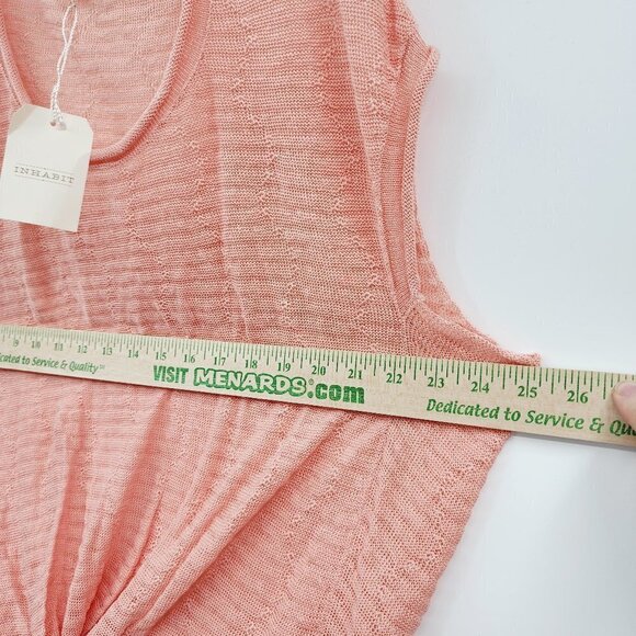 NHBT Inhabit NWT 100% Linen Cocoon Knit Lightweight Pullover Top MSRP $338 - Picture 8 of 9